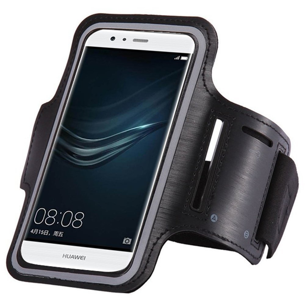 Universalus Telefono Dėklas ant rankos Running Armband iki 6" išmaniesiems telefonams Juodas Universalus Telefono Dėklas ant rankos Running Armband iki 6" išmaniesiems telefonams Juodas
