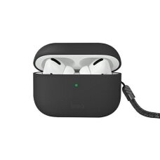 AirPods Pro 2 Uniq Lino Silicone dėklas – pilkas / pelenų pilkas