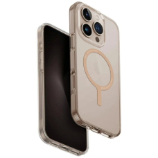 Uniq Clario Magclick Charging Dėklas skirtas iPhone 16 Pro - Permatomas Auksinis