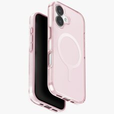 iPhone 17 Uniq Clario MagClick Charging dėklas – rožinis iPhone 17 Uniq Clario MagClick Charging dėklas – rožinis