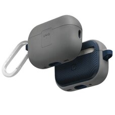 AirPods Pro 2 Uniq Clyde Lock dėklas – pilkai mėlynas