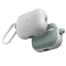 AirPods Pro 2 Uniq Clyde Lock dėklas – baltas ir žalias