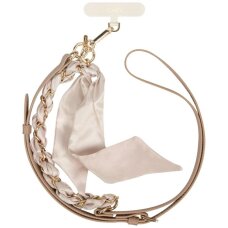 Telefono dirželis Uniq Coehl Caryne 2-in-1 – smėlinis