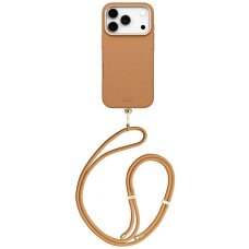 iPhone 17 Pro Uniq Coehl Mirelle Magnetic Charging dėklas – rudas