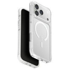 iPhone 17 Pro Max Uniq Combat Magclick įkrovimo dėklas – baltas