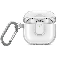 AirPods 4 dėklas Uniq Glase Pro – skaidrus