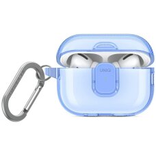 AirPods Pro 2 dėklas Uniq Glase Pro – mėlynas