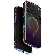 iPhone 17 Pro Max Uniq Iridescia MagClick Charging dėklas – margaspalvis