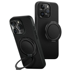 Uniq Keva Air iPhone 16 Pro 6.3&quot; Magclick Charging Dėklas Juodas/Carbon Juodas