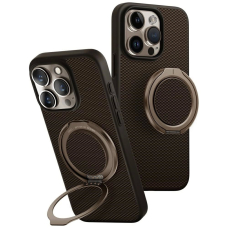 Uniq Keva Air Magclick Charging GripFit Dėklas skirtas iPhone 16 Pro - Rudas