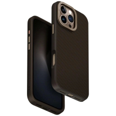 Uniq Keva Max Magclick Charging Camera Stand Dėklas skirtas iPhone 16 Pro Max - Rudas