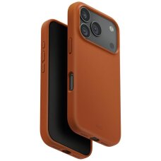 iPhone 17 Pro dėklas Uniq Lino Magclick Charging – oranžinis