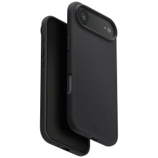 iPhone Air dėklas Uniq Lino, Magclick įkrovimo – pilkas