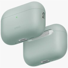 AirPods Pro 3 Uniq Lino Silicone dėklas – žalias