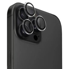 iPhone 16 Pro 6.3" / 16 Pro Max 6.9" Uniq Optix Clear krištolo skaidrumo kameros stiklas su aplikatoriumi