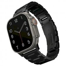 Uniq Osta Apyrankė Case skirta Apple Watch 42/44/45/ 49mm Series 1/2/3/4/5/6/7/8/9/SE/SE2/Ultra Stainless Steel - Juodas