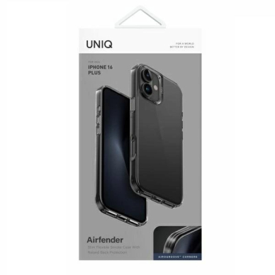 iPhone 16 Plus – Uniq Air Fender dėklas - Pilkas 3