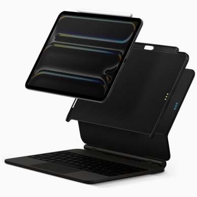 iPad Air 13" 2024 / 2025 / iPad Pro 13" 2024 dėklas Uniq Axel – juodas 3