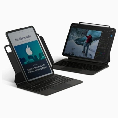 Uniq Axel Dėklas iPad Air 11&quot; M2 / iPad Air 10.9&quot; (2022/2020) / iPad Pro 11&quot; (2022/2021) Juodas/Juodas ebony 2