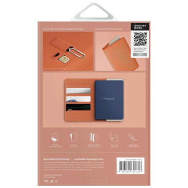 Uniq Belmont – RFID apsaugos paso dėklas - Dramblio kaulo 6