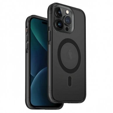 Uniq Calio iPhone 15 Pro 6.1 Dėklas Magclick Charging pilkos spalvos/smoked pilkos spalvos Uniq Calio iPhone 15 Pro 6.1 Dėklas Magclick Charging pilkos spalvos/smoked pilkos spalvos