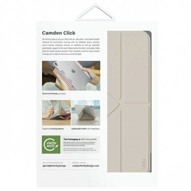 Uniq Camden Click Dėklas iPad Air 11 2024 - beige 10 Uniq Camden Click Dėklas iPad Air 11 2024 - beige 10