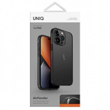 Uniq case Air Fender iPhone 14 Pro 6.1'' Juodas 9