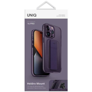 Dėklas Uniq Heldro Mount iPhone 14 Pro Purpurinis 2