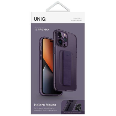 Dėklas Uniq Heldro Mount iPhone 14 Pro Max Purpurinis 2