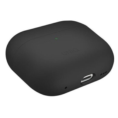 AirPods Pro 2 Uniq Lino Silicone dėklas – pilkas / pelenų pilkas 2