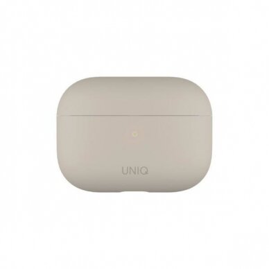 Dėklas ausinėms Uniq Lino AirPods Pro Smėlinis 1 Dėklas ausinėms Uniq Lino AirPods Pro Smėlinis 1