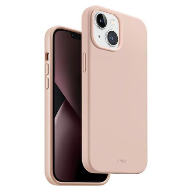 Dėklas Uniq case Lino Hue iPhone 14 Rožinis