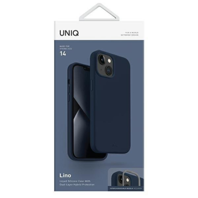 Dėklas Uniq case Lino iPhone 14 Mėlynas 6