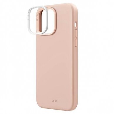 Dėklas Uniq case Lino iPhone 14 Pro Rožinis 2 Dėklas Uniq case Lino iPhone 14 Pro Rožinis 2