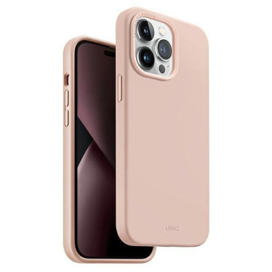 Dėklas Uniq case Lino iPhone 14 Pro Max Rožinis Dėklas Uniq case Lino iPhone 14 Pro Max Rožinis