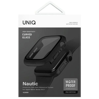 Uniq Dėklas Nautic Apple Watch Series 7/8/9 45mm Juodas/Juodas 6 Uniq Dėklas Nautic Apple Watch Series 7/8/9 45mm Juodas/Juodas 6