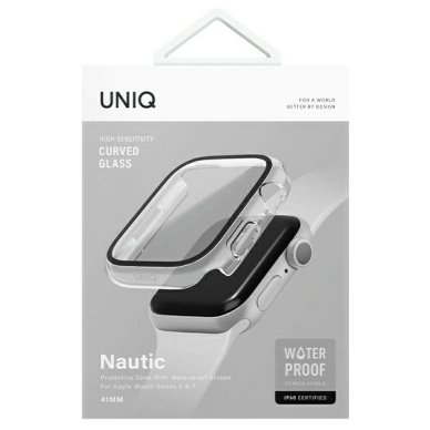 Uniq Dėklas Nautic Apple Watch Series 7/8/9 45mm Permatomas/dave Permatomas 4