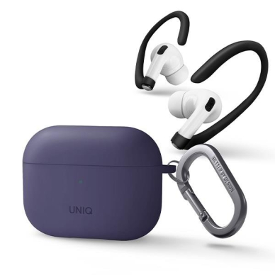 Dėklas ausinėms Uniq Nexo AirPods Pro 2 gen Purpurinis 1 Dėklas ausinėms Uniq Nexo AirPods Pro 2 gen Purpurinis 1