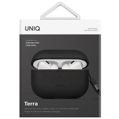 Dėklas ausinėms Uniq Terra AirPods Pro 2nd gen. Juodas 4 Dėklas ausinėms Uniq Terra AirPods Pro 2nd gen. Juodas 4