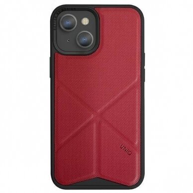 Dėklas Uniq Transforma iPhone 13 MagSafe Raudona 10