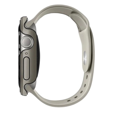 Uniq Dėklas Valencia Apple Watch Series 46mm Sidabrinis/titanium Sidabrinis 2