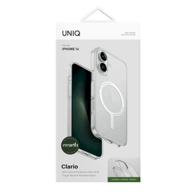 Uniq Clario iPhone 16 6.1 Magclick Charging Dėklas transparent/lucent clear 3 Uniq Clario iPhone 16 6.1 Magclick Charging Dėklas transparent/lucent clear 3