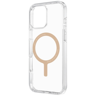 Uniq Clario Magclick Charging Dėklas skirtas iPhone 16 Pro Max - Permatomas Auksinis 1