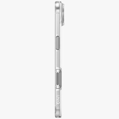 iPhone Air Uniq Clario MagClick Charging dėklas – skaidrus 3