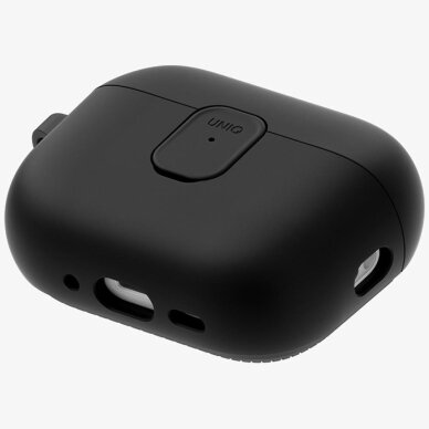 AirPods Pro 3 Uniq Clyde dėklas – juodas / pilkas 3 AirPods Pro 3 Uniq Clyde dėklas – juodas / pilkas 3