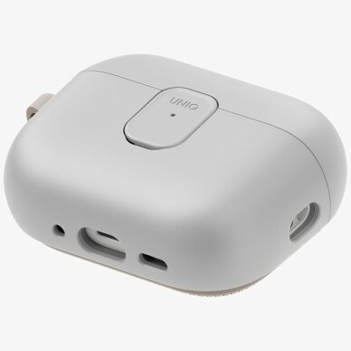 AirPods Pro 3 Uniq Clyde dėklas – pilkas / smėlinis 3