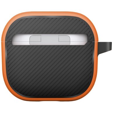 AirPods 4 dėklas Uniq Clyde Lock – oranžinis 3 AirPods 4 dėklas Uniq Clyde Lock – oranžinis 3