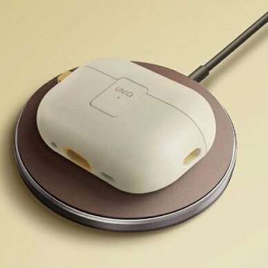 AirPods Pro 2 (2022/2023) Uniq Clyde Lock dėklas – geltonai smėlinis 4