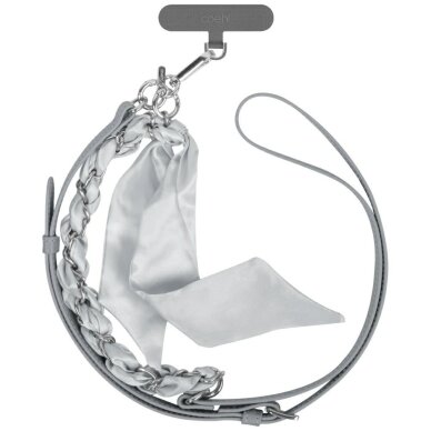 Telefono dirželis Uniq Coehl Caryne 2-in-1 – pilkas Telefono dirželis Uniq Coehl Caryne 2-in-1 – pilkas