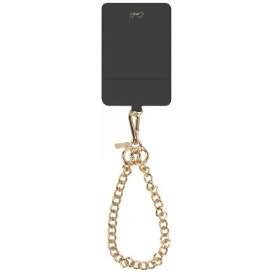 Telefono dirželis Uniq Coehl Caryne 3-in-1 su kortelių dėkliuku – juodas 1 Telefono dirželis Uniq Coehl Caryne 3-in-1 su kortelių dėkliuku – juodas 1